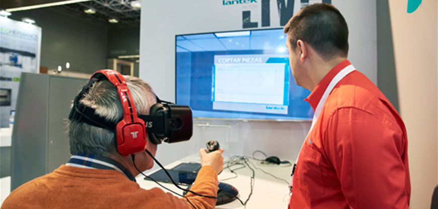 Lantek aplica la realidad aumentada y la virtual en la fábrica del futuro
